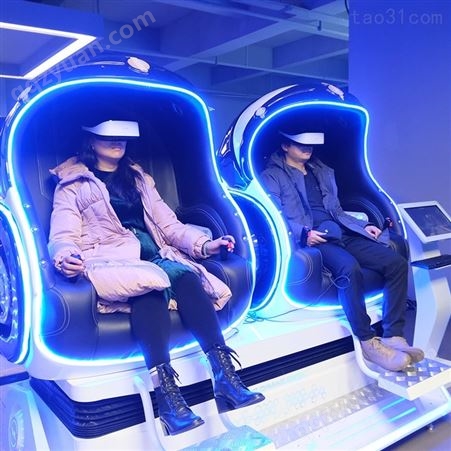 9dVR影院设备 大型VR蛋椅体验馆 商场VR双人太空舱