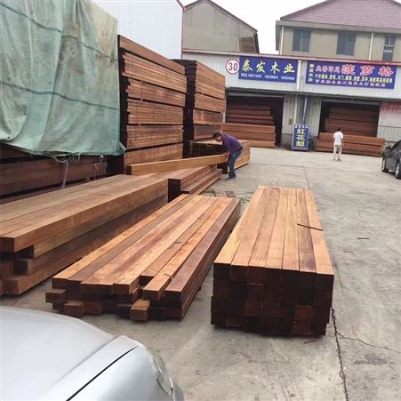 泰发木业 印尼菠萝格 防腐木板材户外园林木材加工