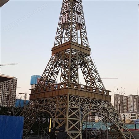 埃菲尔铁塔 网红拍照景观造型 谷瑞 大型仿真铁艺地标建筑
