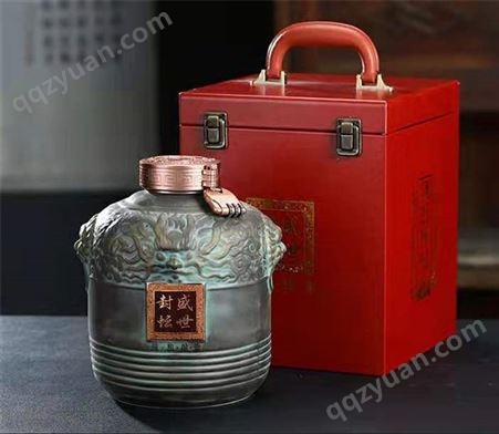 生产陶瓷酒瓶厂 浮雕工艺酒壶1斤3斤礼盒装酒坛子