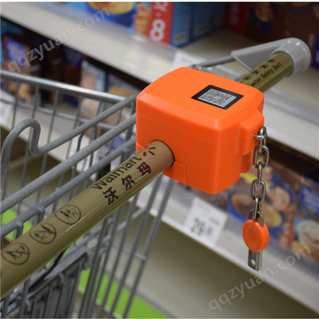 超市购物车智能锁商品导航室内定位营销系统