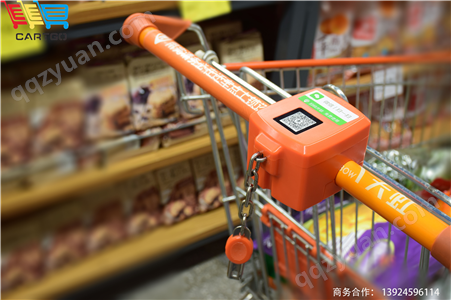 超市智能购物车蓝牙 防丢 室内定位导航 数字化运营 智能锁