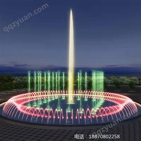 水艺 雕塑喷泉设计安装 公园景观喷泉定制 人工湖喷 泉