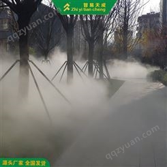 潍坊小区冷雾系统安装公司 房地产售楼处造雾机 智易天成