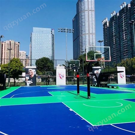 重庆篮球场-塑胶篮球场-EPDM球场