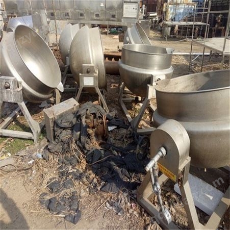 供应 蒸气夹层锅 肉制品卤煮蒸煮设备 可倾式搅拌锅