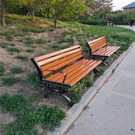 公园椅户外广场景观椅 胜舒生产防腐实木靠背长条椅子防水防晒