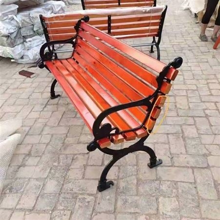 公园休闲长椅塑木公共座椅社区适用 恒跃支持定制