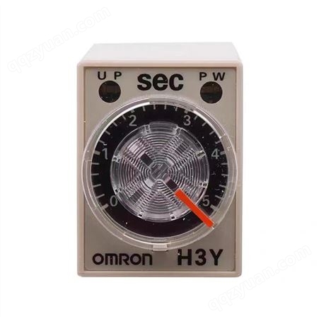日本欧姆龙通电时间继电器H3Y-4 DC24V AC220V可调