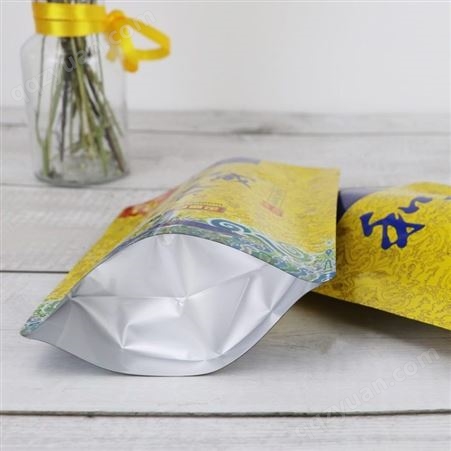 密封休闲食品包装袋 零食干果塑料自立袋 八边封铝箔袋