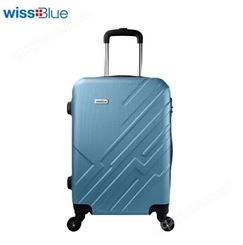 维仕蓝 拉杆箱OL商务万向轮TSA密码锁行李箱（蓝色）E920508