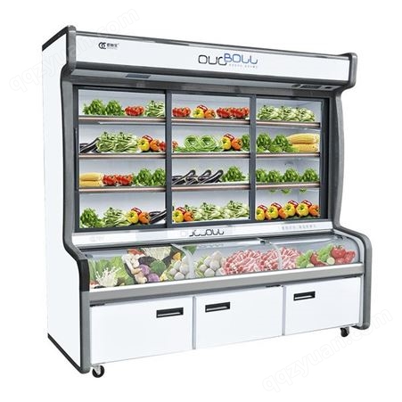 振宏厨具 饮料柜风冷立式冰箱冰柜啤酒超市 商用冷藏展示柜