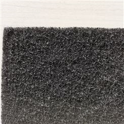 纤维状活性炭滤网 室内空调 黑色活性炭针刺涤纶纤维过滤棉网