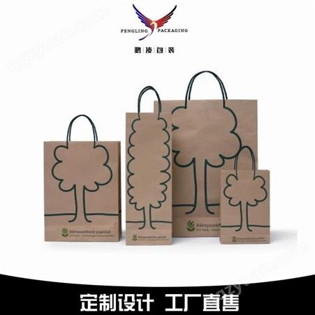 陕西外卖餐饮纸质手提袋-鹏凌包装-厂家批发订制