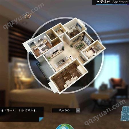 VR看房 户型全景 线上看房 助力交易 逼真室内实景 沉浸式感受 神艺