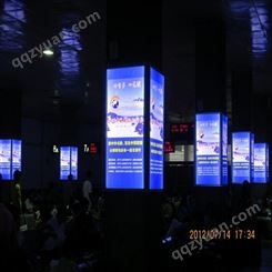 户外广告 火车站候车厅LED灯箱媒体招商 企业宣传推广找朝闻通合作