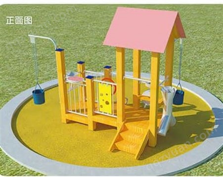 灵动玩沙设备-梦幻款 户外沙池区戏水玩具儿童室外木质大型玩具