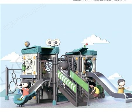 大型室外儿童乐园水世界主题滑滑梯攀爬运动游乐设备