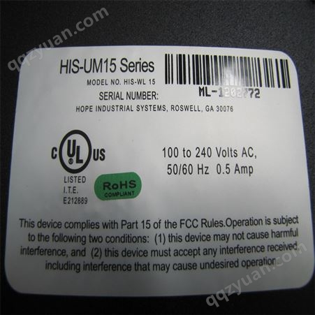 美国Hope Industrial15寸触屏面板HIS-ML HIS-UM15