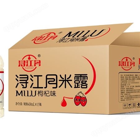 1箱装江西特产浔江月蜂蜜枸杞米露15瓶健康营养饮料超低度米酒