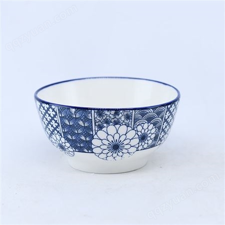 礼品陶瓷碗报价 湖南陶瓷碗 一盒10个代发 青花瓷碗