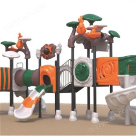 清远幼儿园塑料滑梯大型滑滑梯小区儿童秋千多功能游乐设施