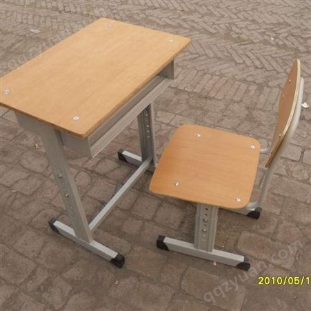 小学学生教室加厚1.2厚单柱升降课桌定做 浩威家具