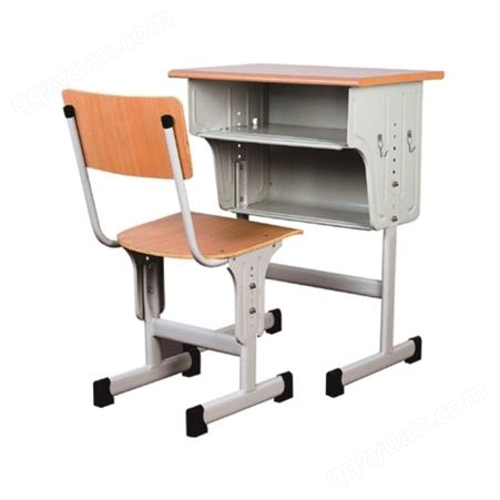 学生教室加厚单人学习桌定做 浩威家具