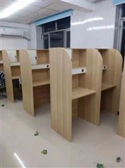 浩威家具 定制开放式自习桌椅隔断学习桌椅