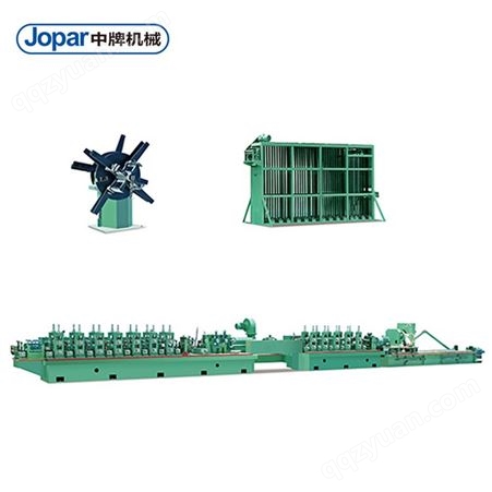 高频直缝焊管机 家具用管生产成型设备 镀锌管制管机