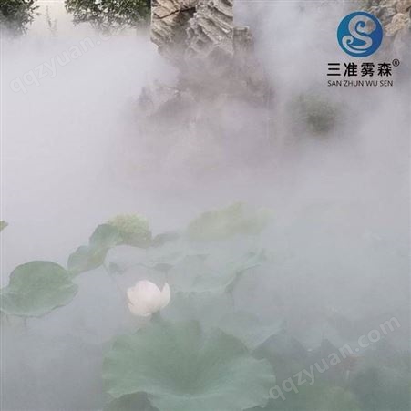 冷雾机造雾降尘系统上厂家河南三准雾森让您舒心享受仙境