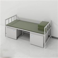 单层床上下铺钢制铁架高低床宿舍双层床定制铁艺床